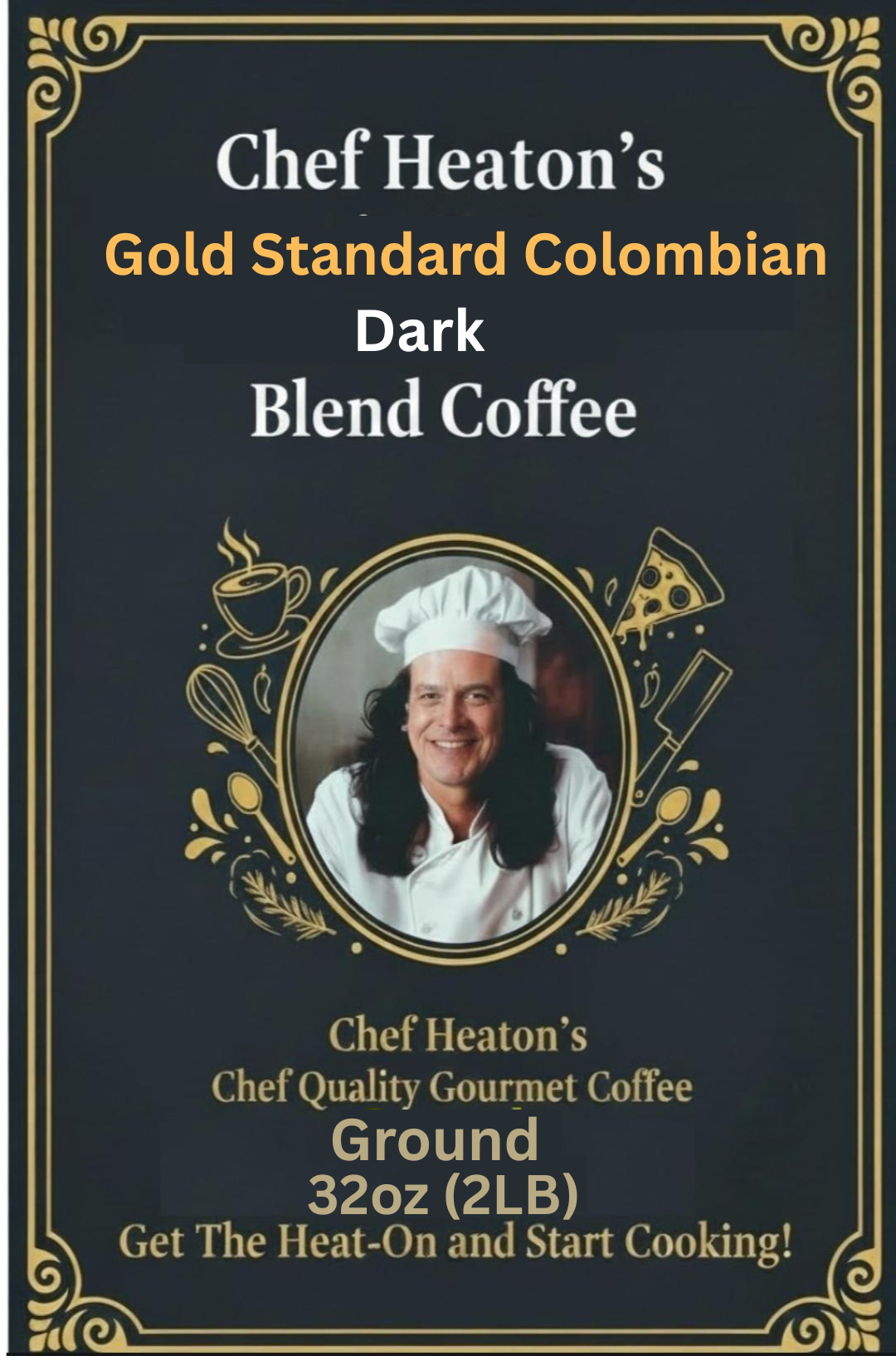 Chef Heaton's 32oz Specialty Coffee — Whole Bean or Ground