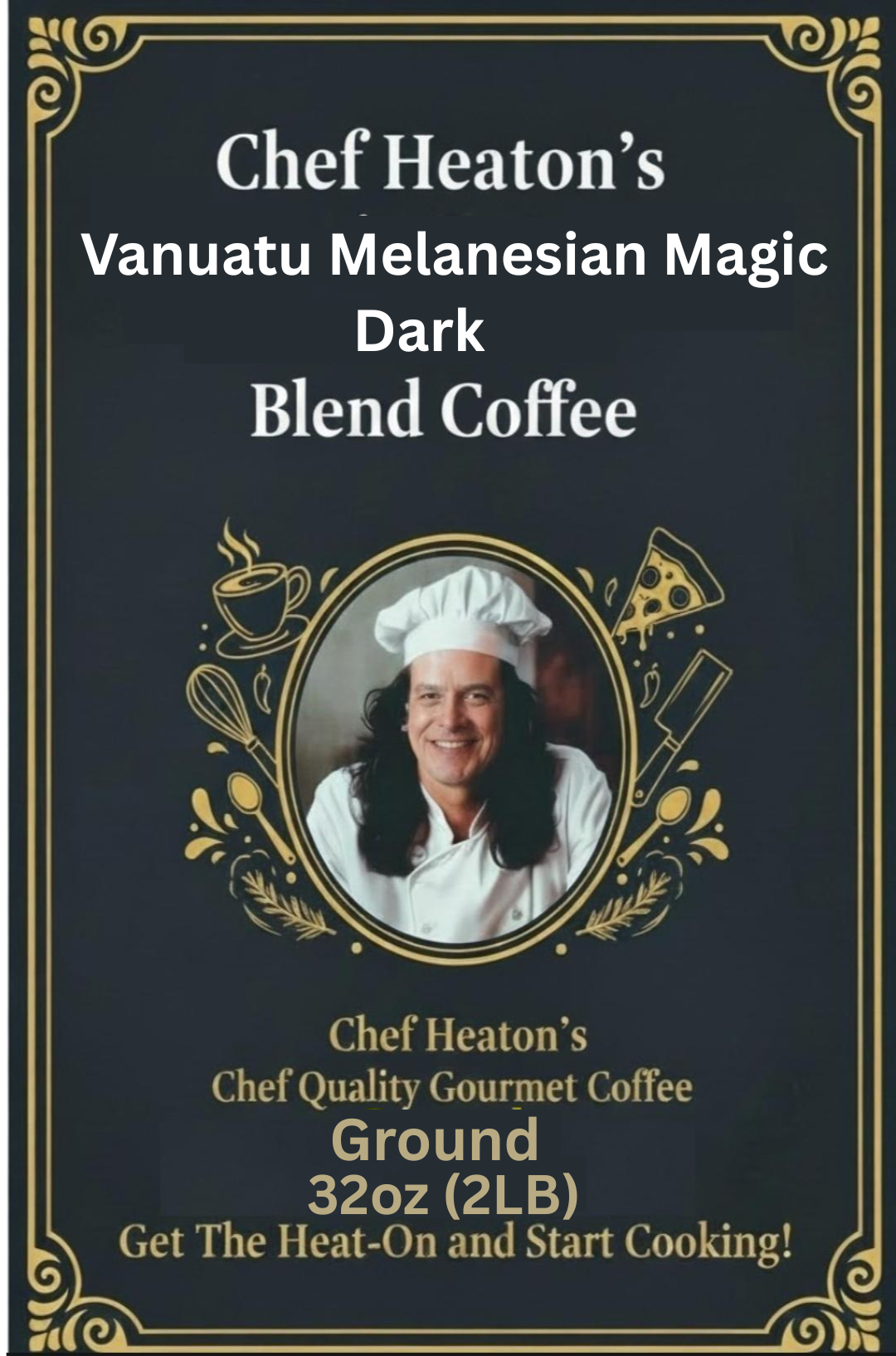 Chef Heaton's 32oz Specialty Coffee — Whole Bean or Ground