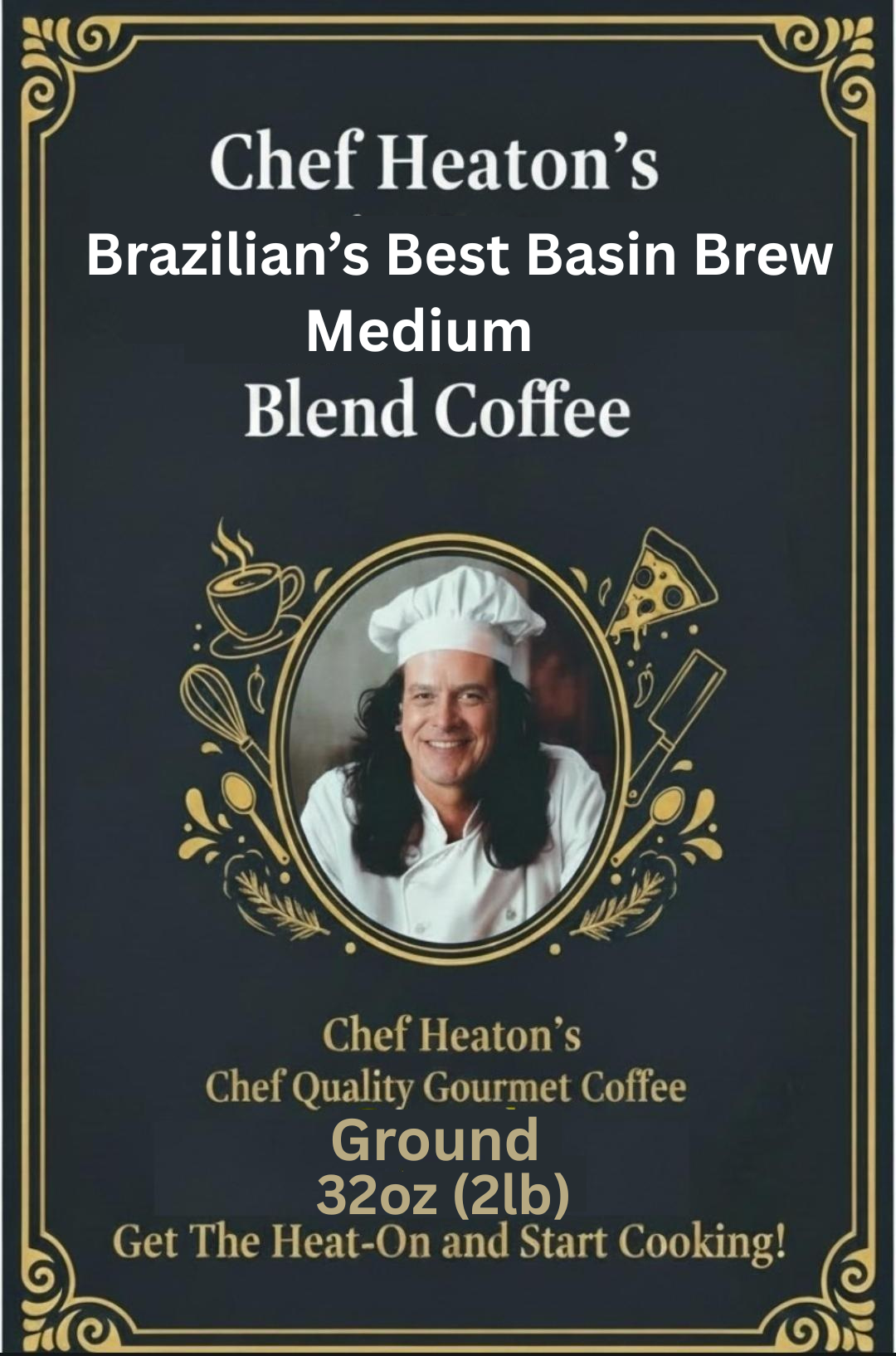 Chef Heaton's 32oz Specialty Coffee — Whole Bean or Ground
