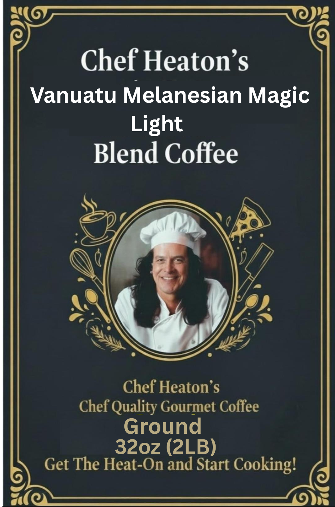 Chef Heaton's 32oz Specialty Coffee — Whole Bean or Ground