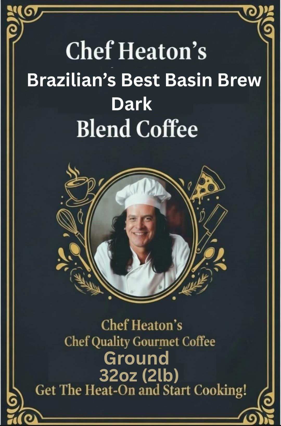 Chef Heaton's 32oz Specialty Coffee — Whole Bean or Ground