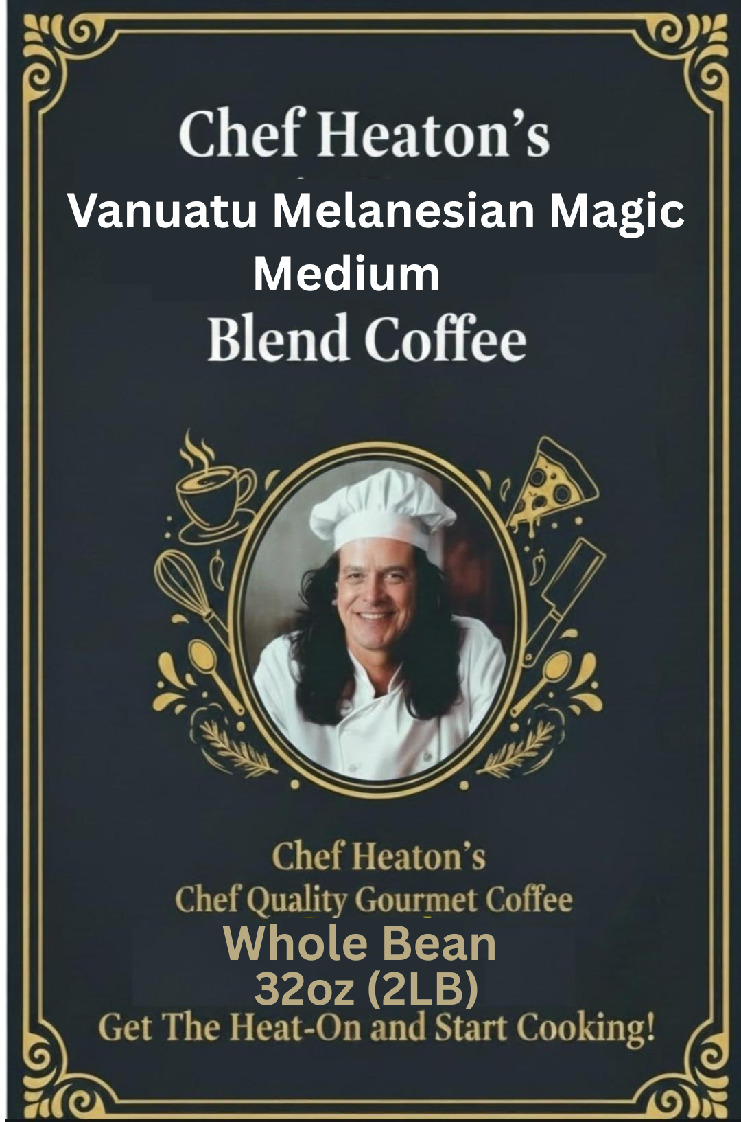 Chef Heaton's 32oz Specialty Coffee — Whole Bean or Ground