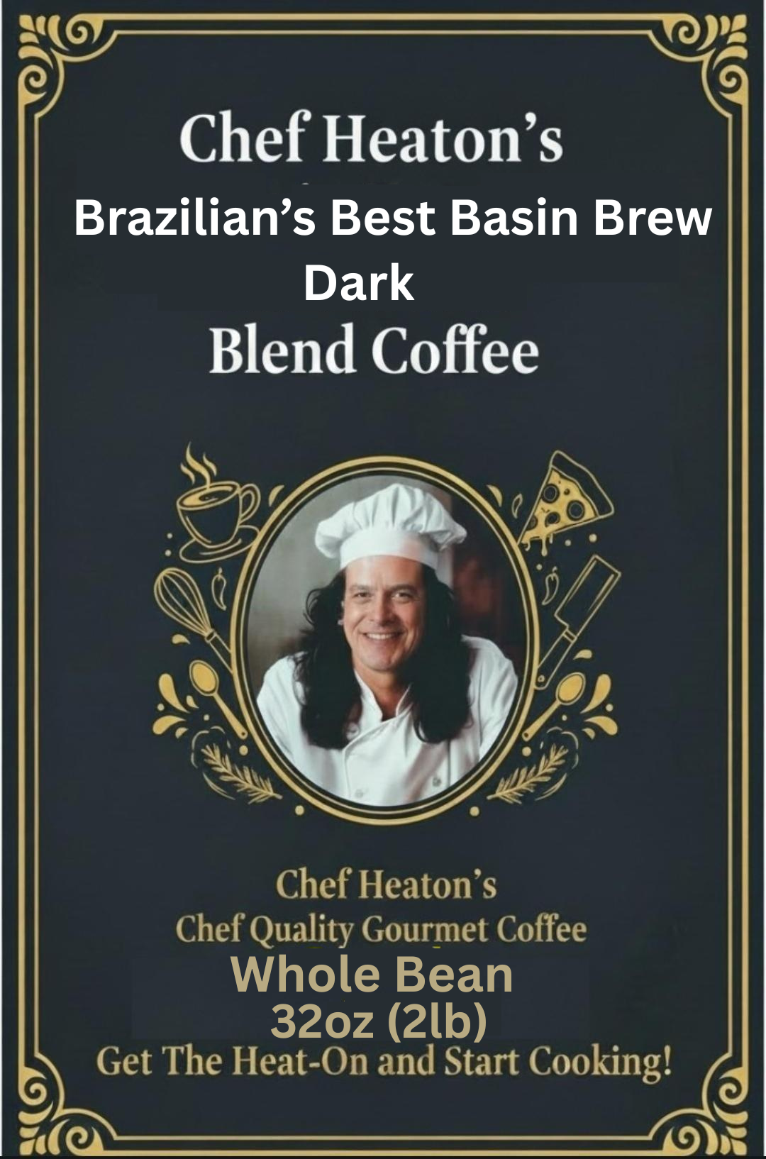 Chef Heaton's 32oz Specialty Coffee — Whole Bean or Ground