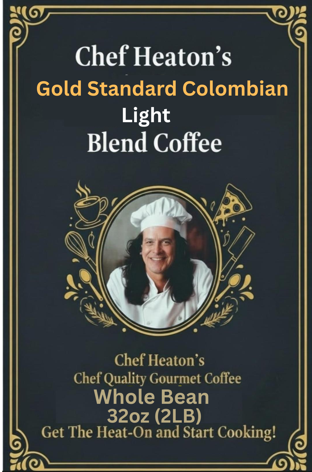 Chef Heaton's 32oz Specialty Coffee — Whole Bean or Ground