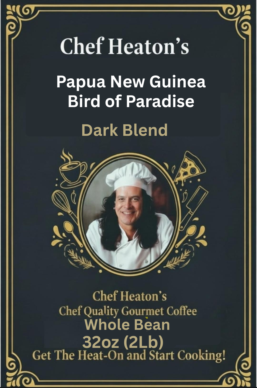Chef Heaton's 32oz Specialty Coffee — Whole Bean or Ground