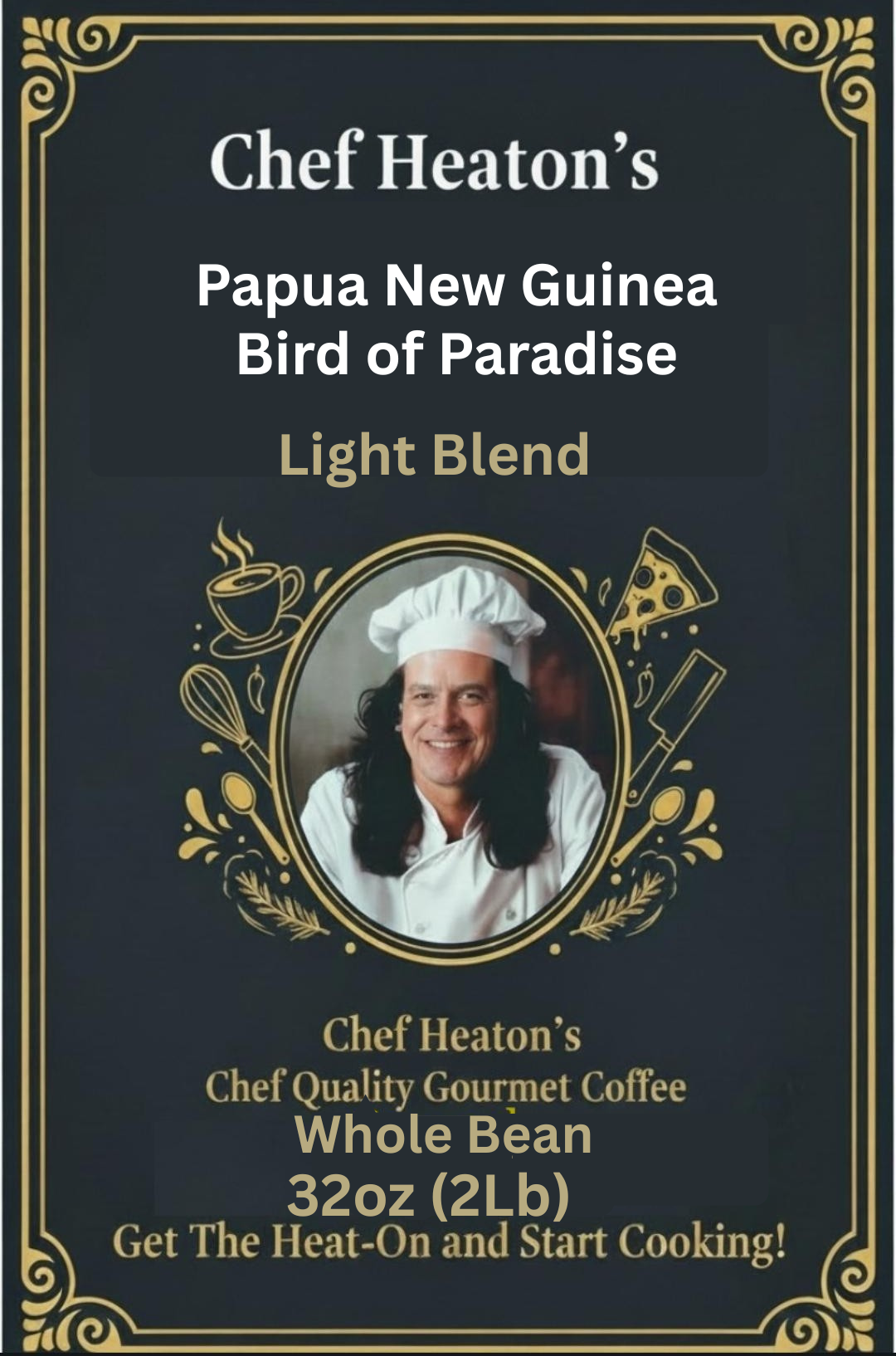 Chef Heaton's 32oz Specialty Coffee — Whole Bean or Ground