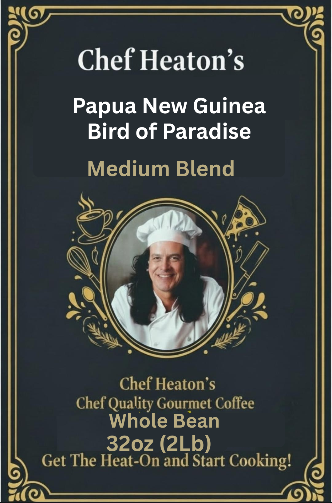 Chef Heaton's 32oz Specialty Coffee — Whole Bean or Ground