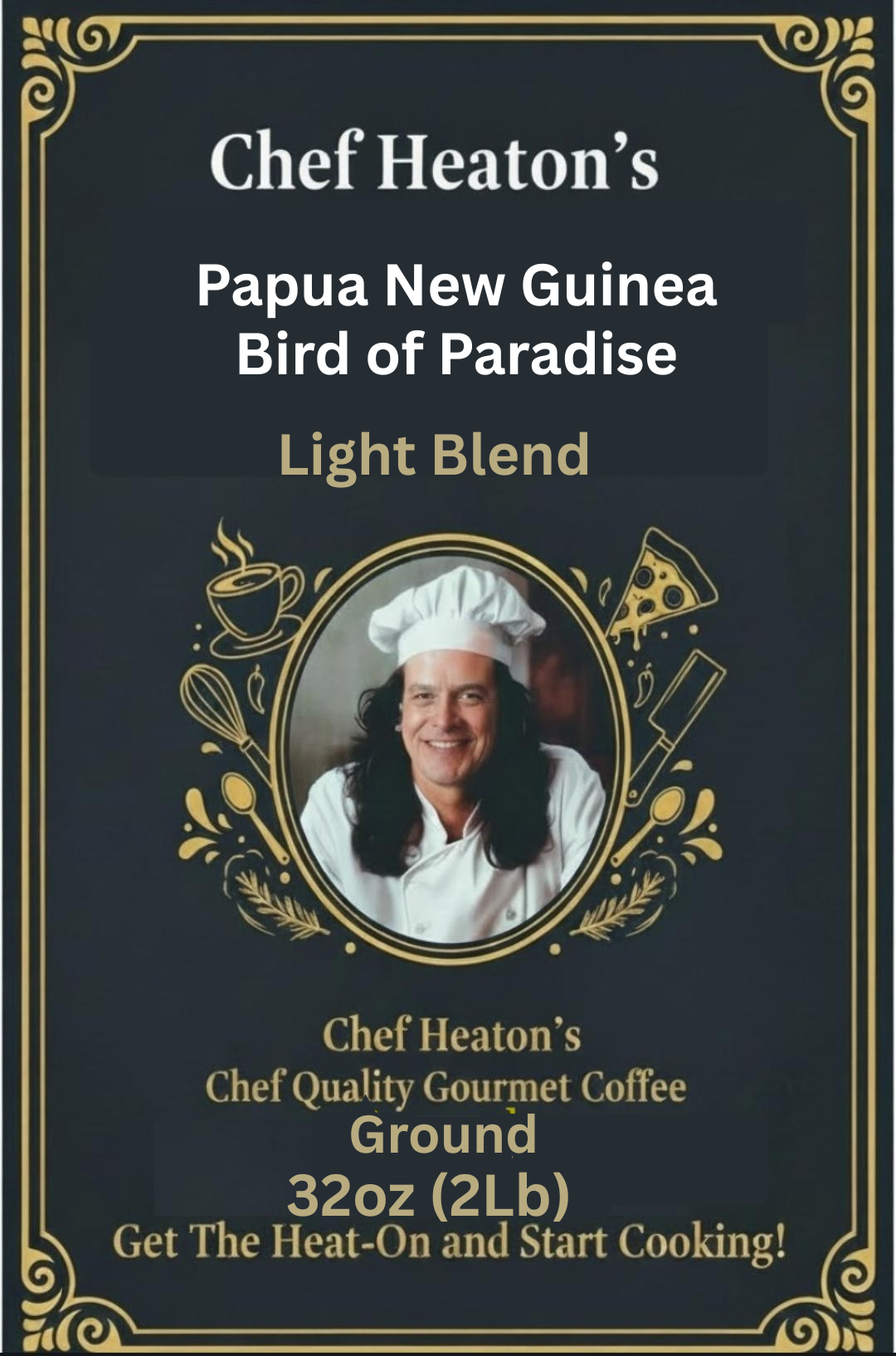 Chef Heaton's 32oz Specialty Coffee — Whole Bean or Ground