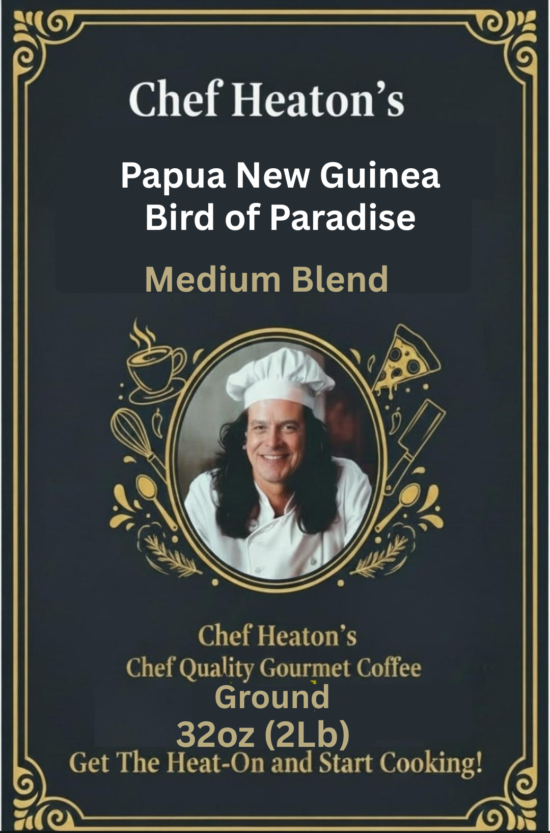 Chef Heaton's 32oz Specialty Coffee — Whole Bean or Ground
