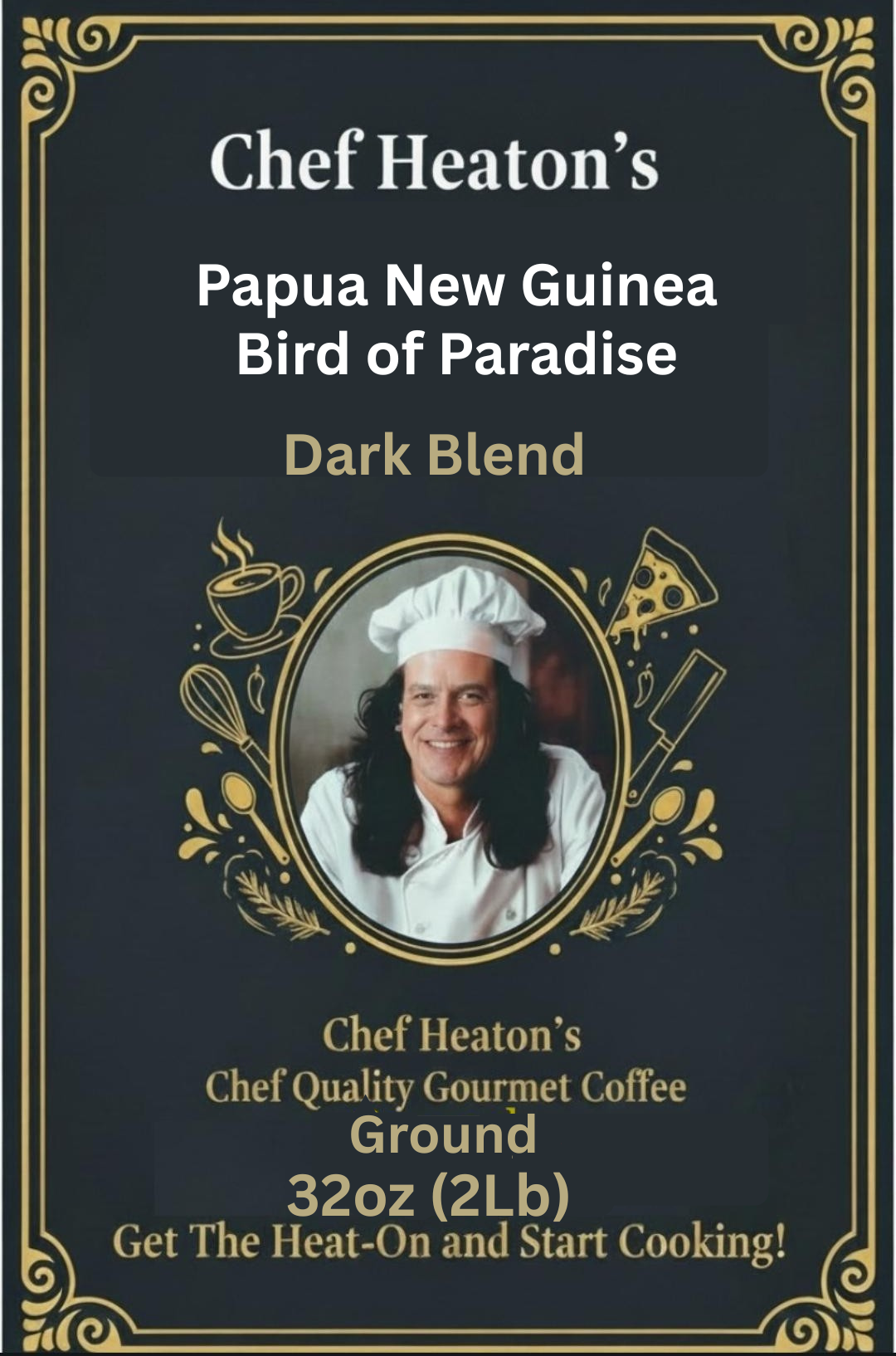 Chef Heaton's 32oz Specialty Coffee — Whole Bean or Ground