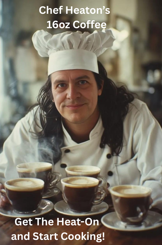Chef Heaton's 16oz Specialty Coffee — Whole Bean or Ground