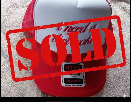 Diet Coke Embroidered Hat Adjustable Cap