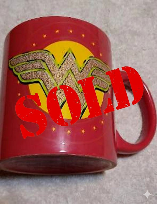 Wonder Woman WW Logo Super Hero Tea Coffee Mug