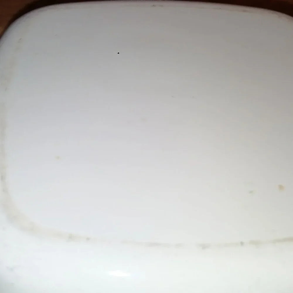 Vintage Antique Corning Ware Forever Yours Hearts 1.5 Liter Casserole Dish Bakeware
