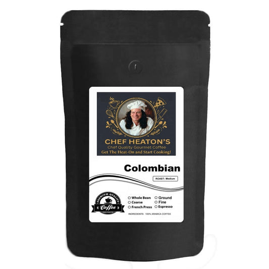 Chef Heaton's Colombian Coffee bag