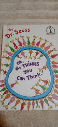 Oh, the Thinks You Can Think! Hardcover by Dr. Seuss 1975 - Very Good