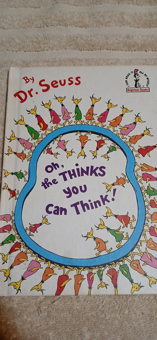 Oh, the Thinks You Can Think! Hardcover by Dr. Seuss 1975 - Very Good