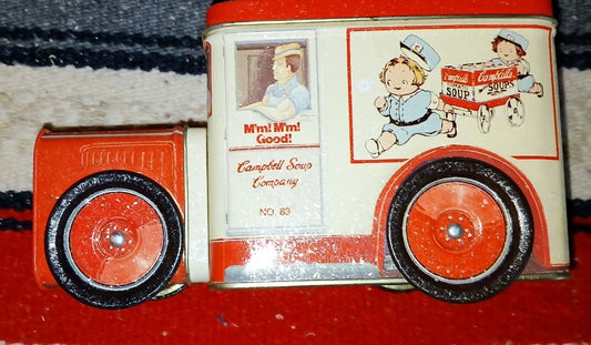 Campbell's Condensed Tomato Soup Metal Delivery Truck/Container