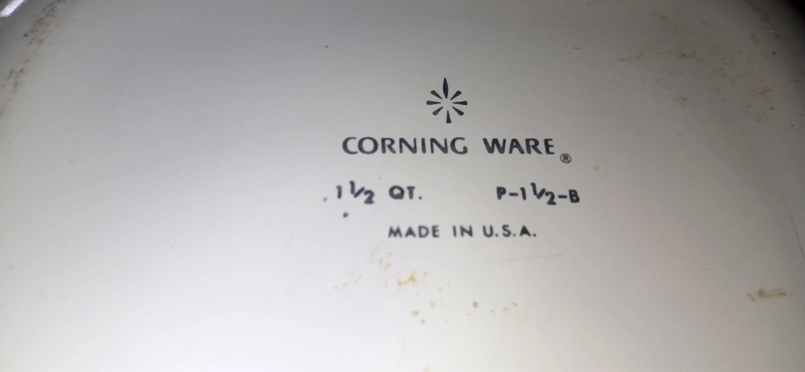 Vintage RARE Antique Collectale Corning Ware Blue Corn Flower Casserole Dish P-1-1/2-B , 1 1/2 QT
