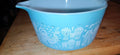 Vintage Pyrex Glass Blue Amish Country 1 Qt Casserole Dish