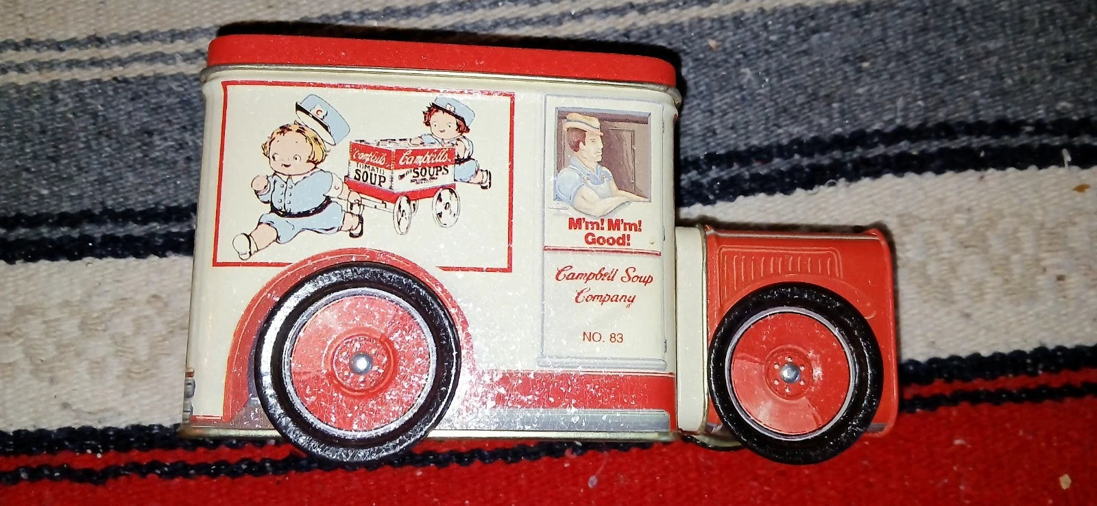 Campbell's Condensed Tomato Soup Metal Delivery Truck/Container