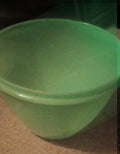 Vintage USA Made Tupperware Bowl Jadeite Green Without Lid