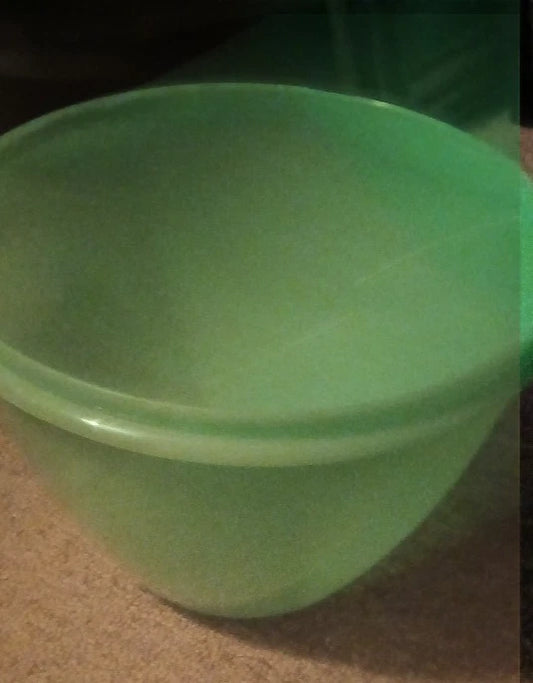 Vintage USA Made Tupperware Bowl Jadeite Green Without Lid