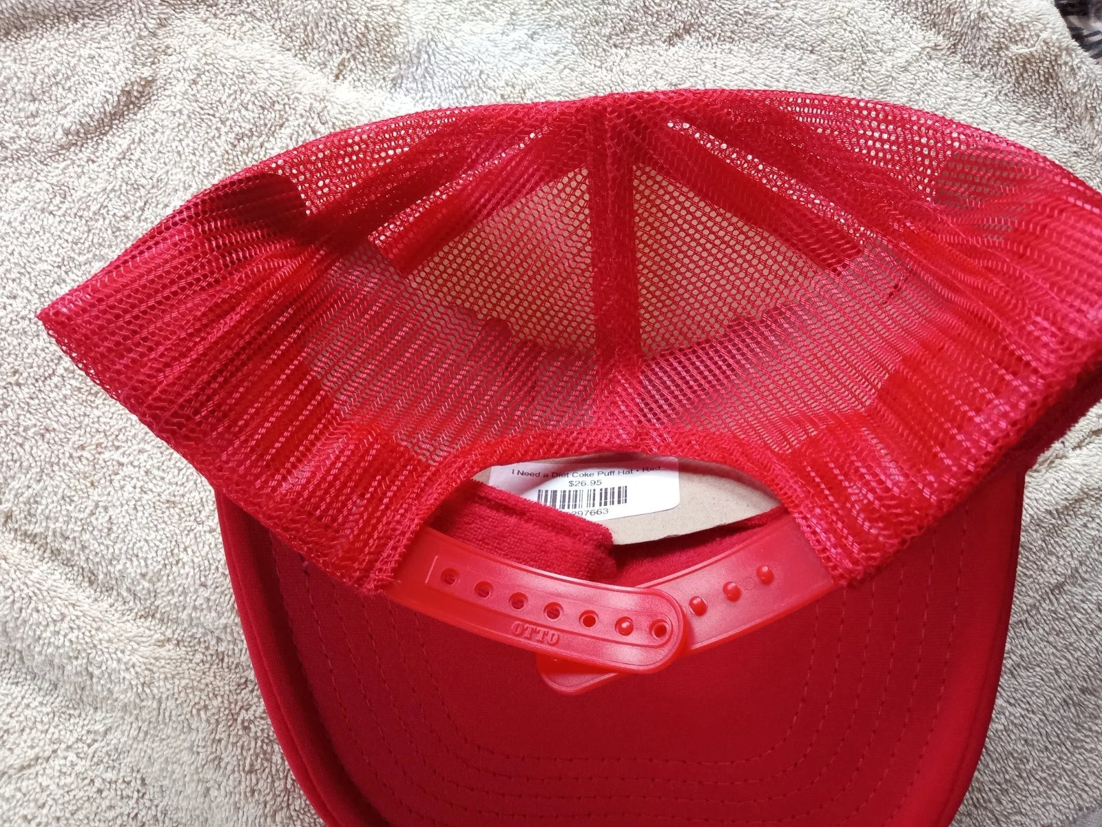 Diet Coke Embroidered Hat Adjustable Cap