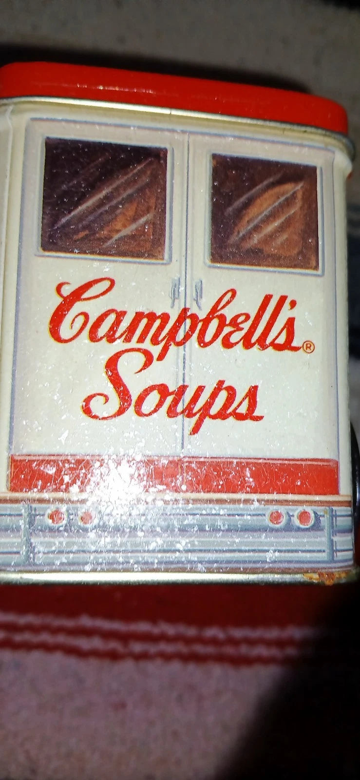 Campbell's Condensed Tomato Soup Metal Delivery Truck/Container