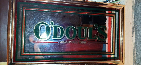 Vintage O'Doul's Mirror 1994 27x15" — Sealed Breweriana Bar Pub Back Bar Shed Beer