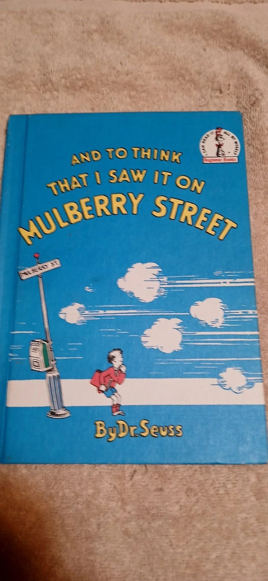 And to Think That I Saw It on Mulberry Street — Dr. Seuss Book Club Edition 1964