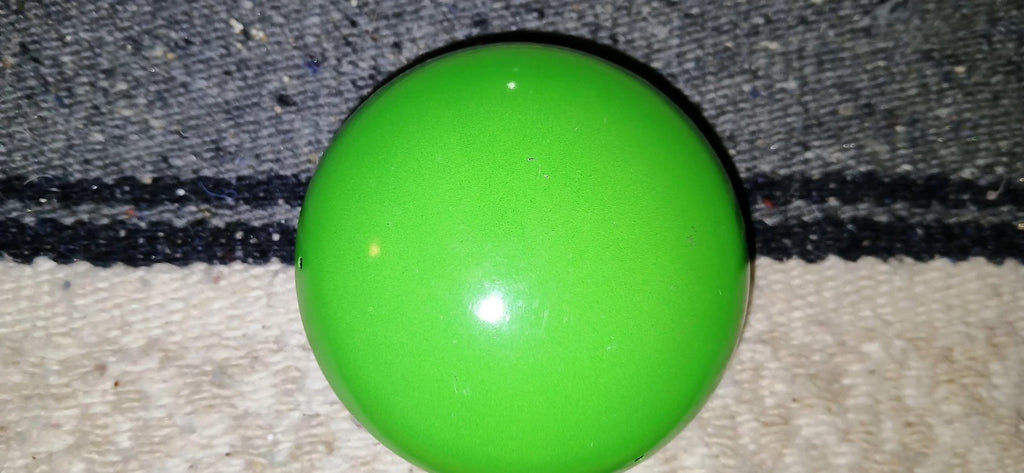3" Metal Green M&M Container — Dings