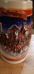 Budweiser 1999 Holiday Ceramic Stein "A Century of Tradition 1900–1999"