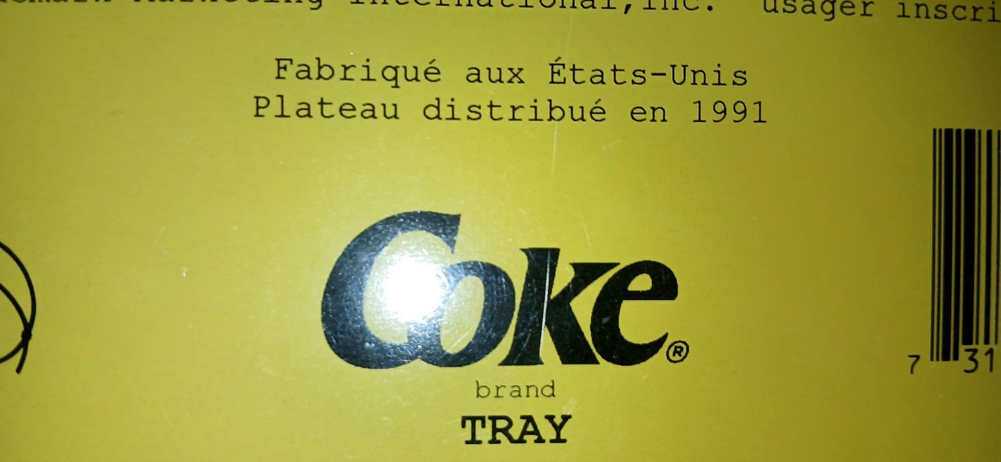 Coca-Cola Vintage Tray “He's Coming Home Tomorrow” 1991
