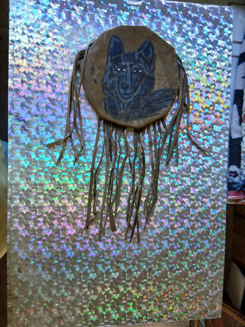 Dream Catcher with Wolf