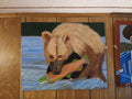 16x20 Painting of Bear Catching a Fish