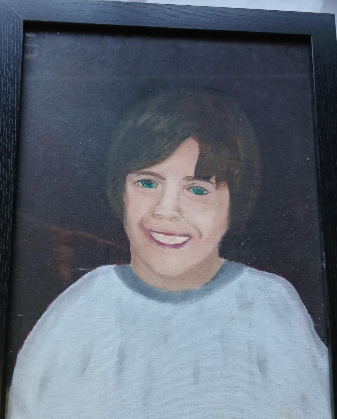 Portrait — Chef Dr. Heaton as a Child (Oil Painting)